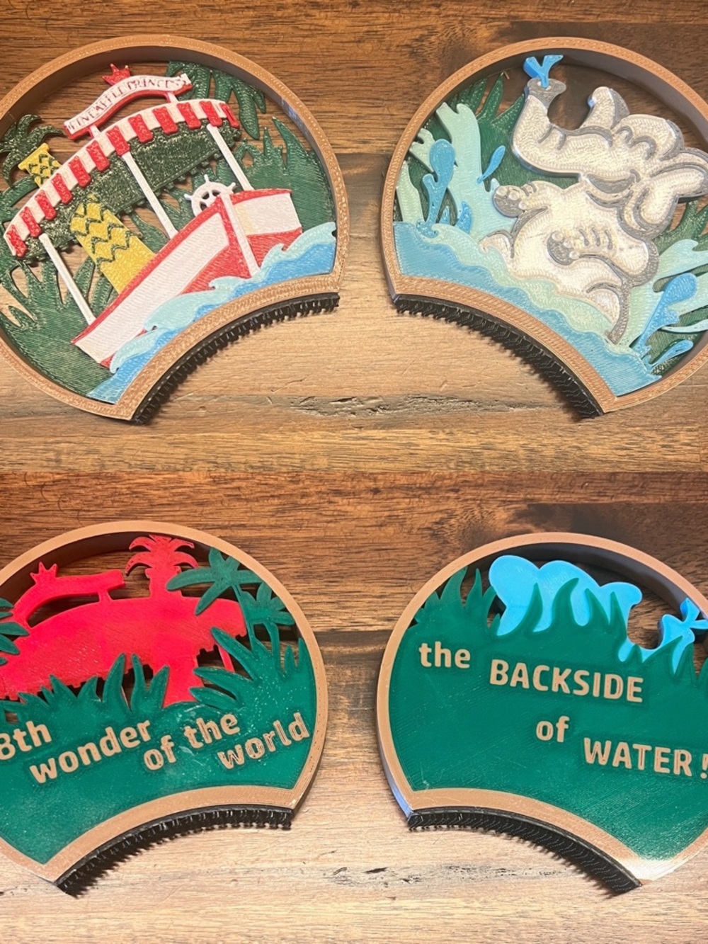 Backside of water Mickey Disney Factory 55 / Aloha Ears Interchangeable Ears